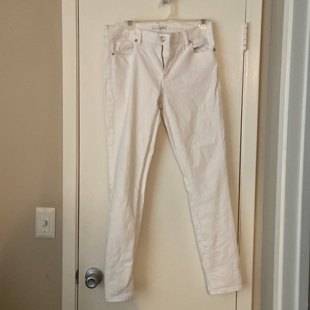 Loft white jeans
